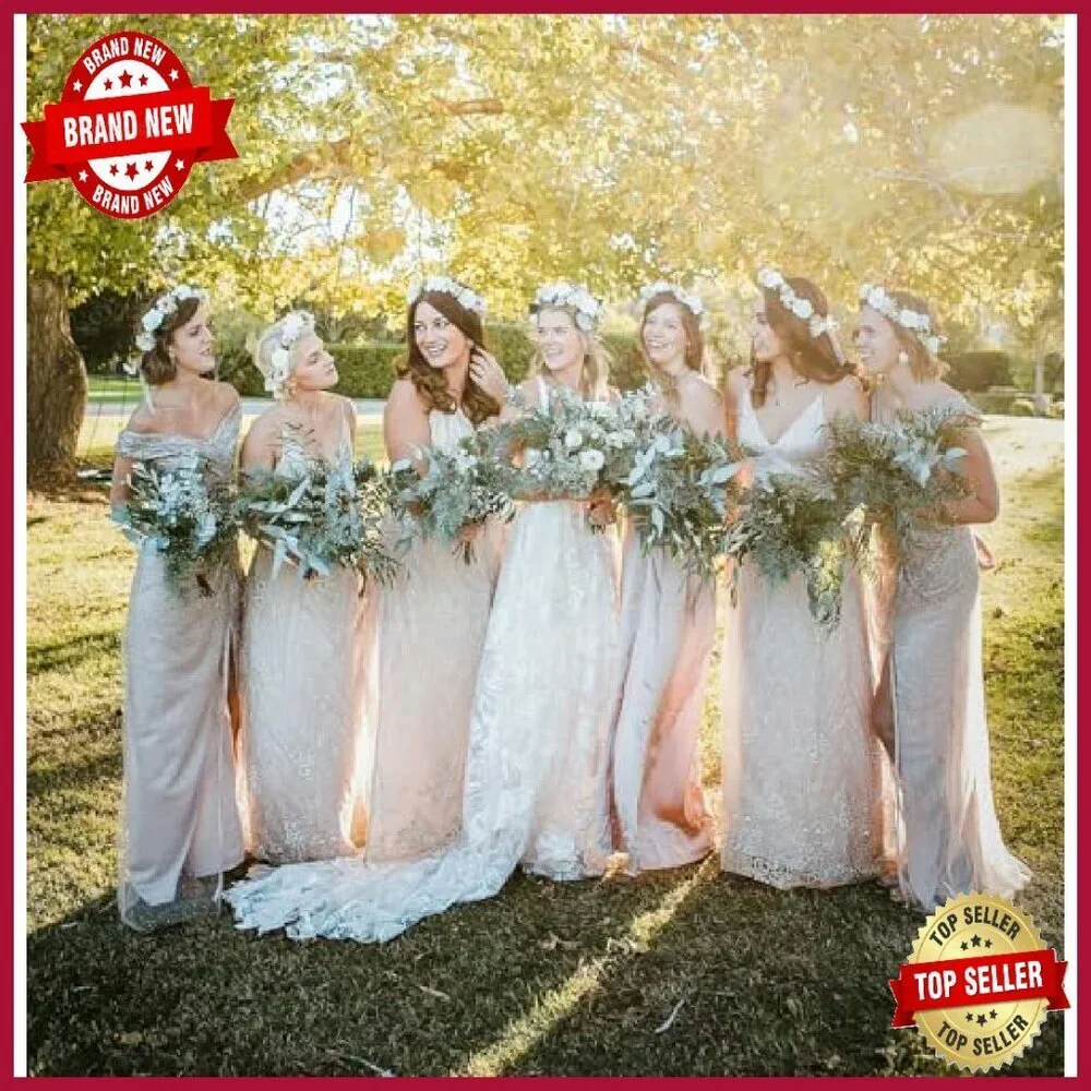 40pc Bridesmaid Hair Claws Scrunchies Sunglasses Wedding Party Favors